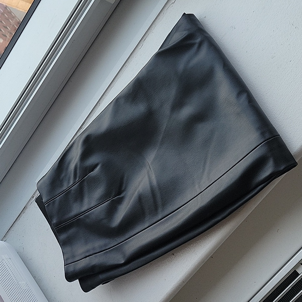 ZARA leather skinny pants leggings